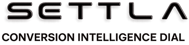 SETTLA Conversion Intelligence Dial